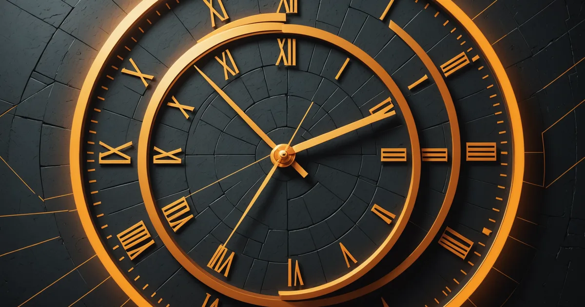 Abstract concept of time and workflow bottlenecks in a clinical setting